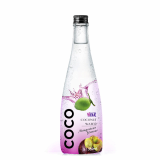330ml Bottle Coconut water with Mangosteen flavor